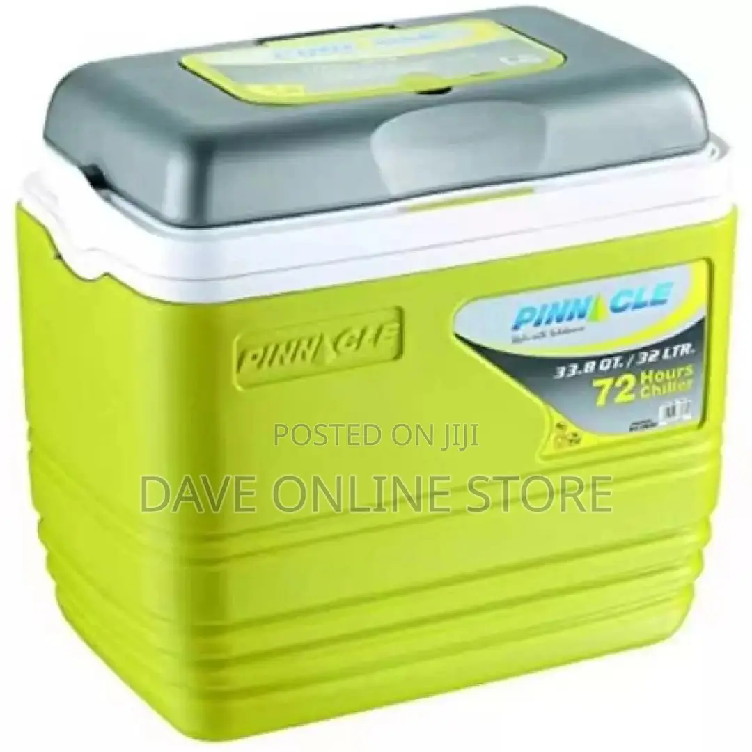 Insulated Water Cooler Ice Chiller Box 32L – Lemon Green