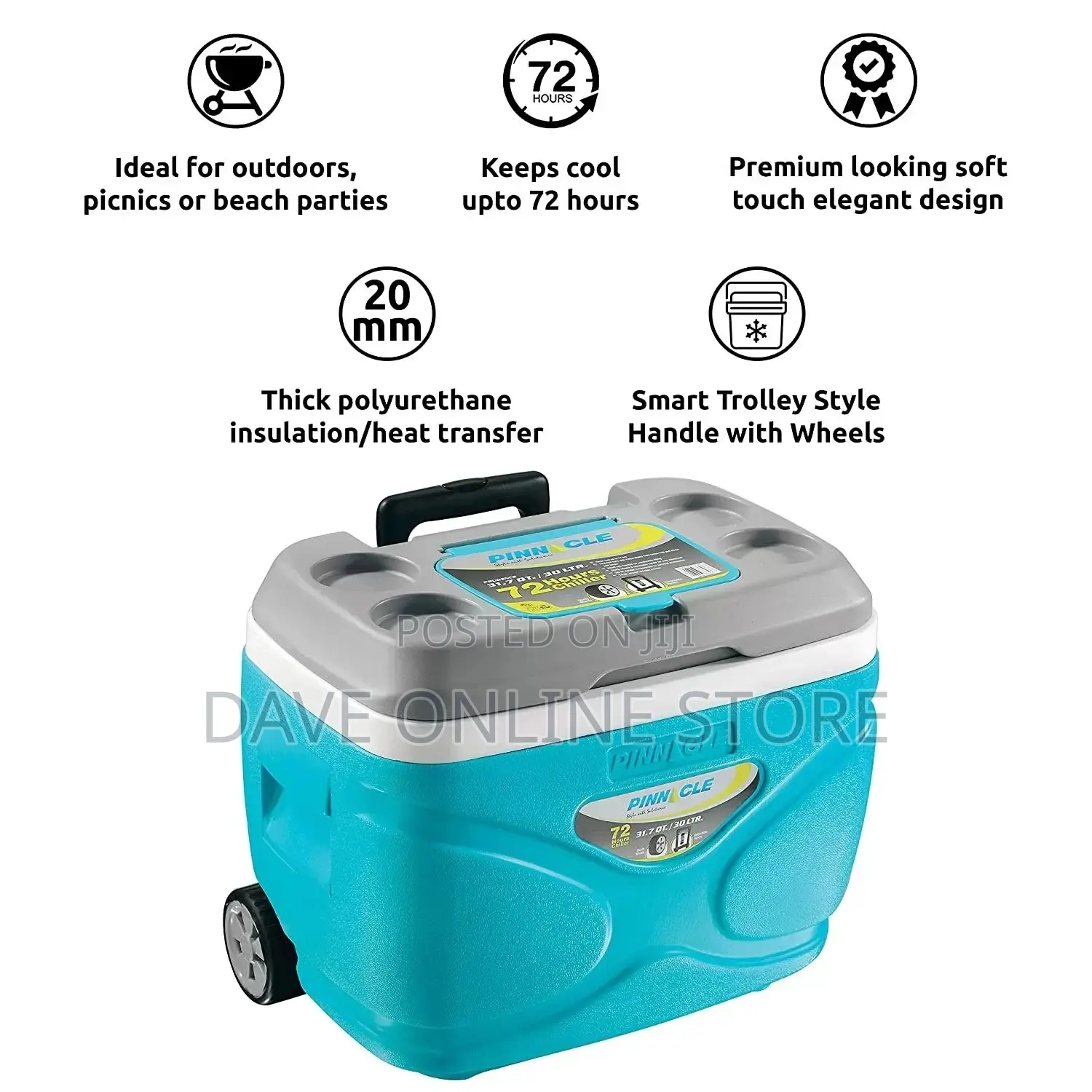 Pinnacle 66 Litre Ice Cooler Box