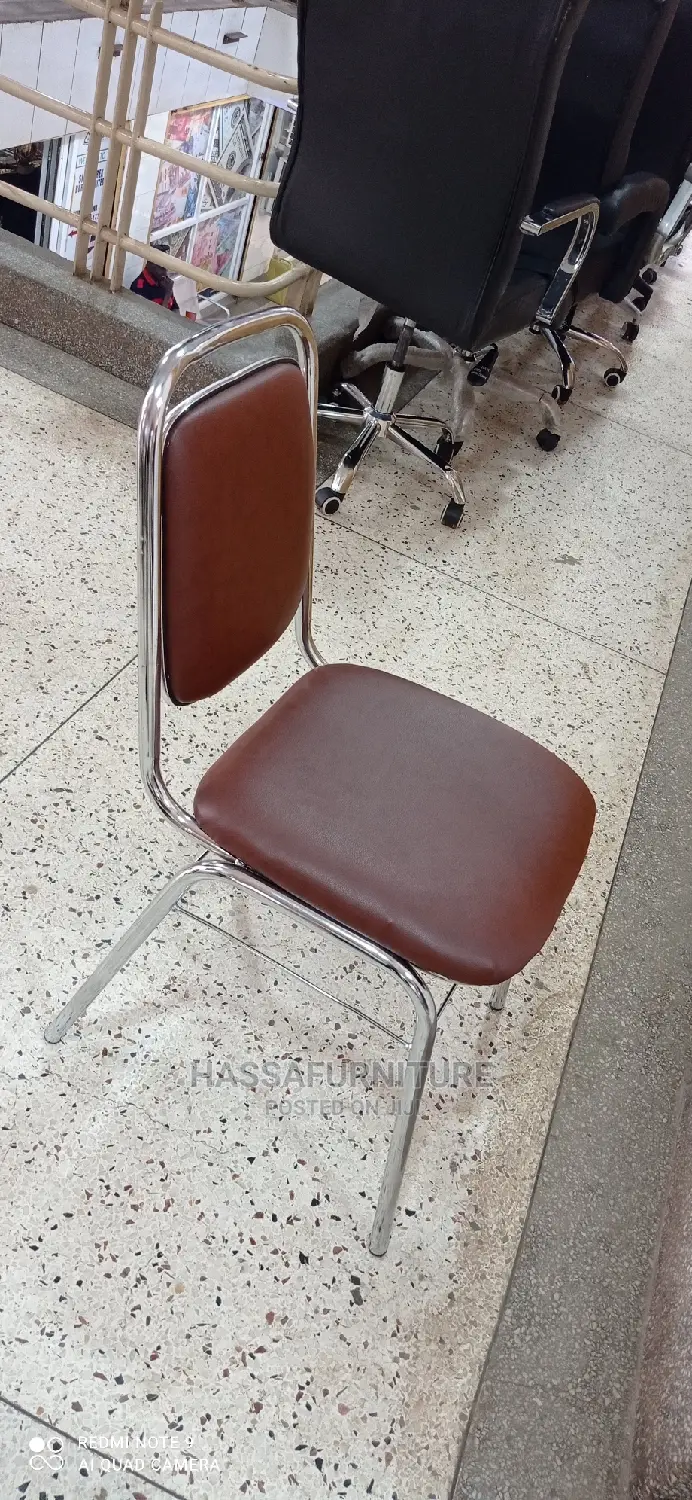 Leather Visitors Chair Brand New