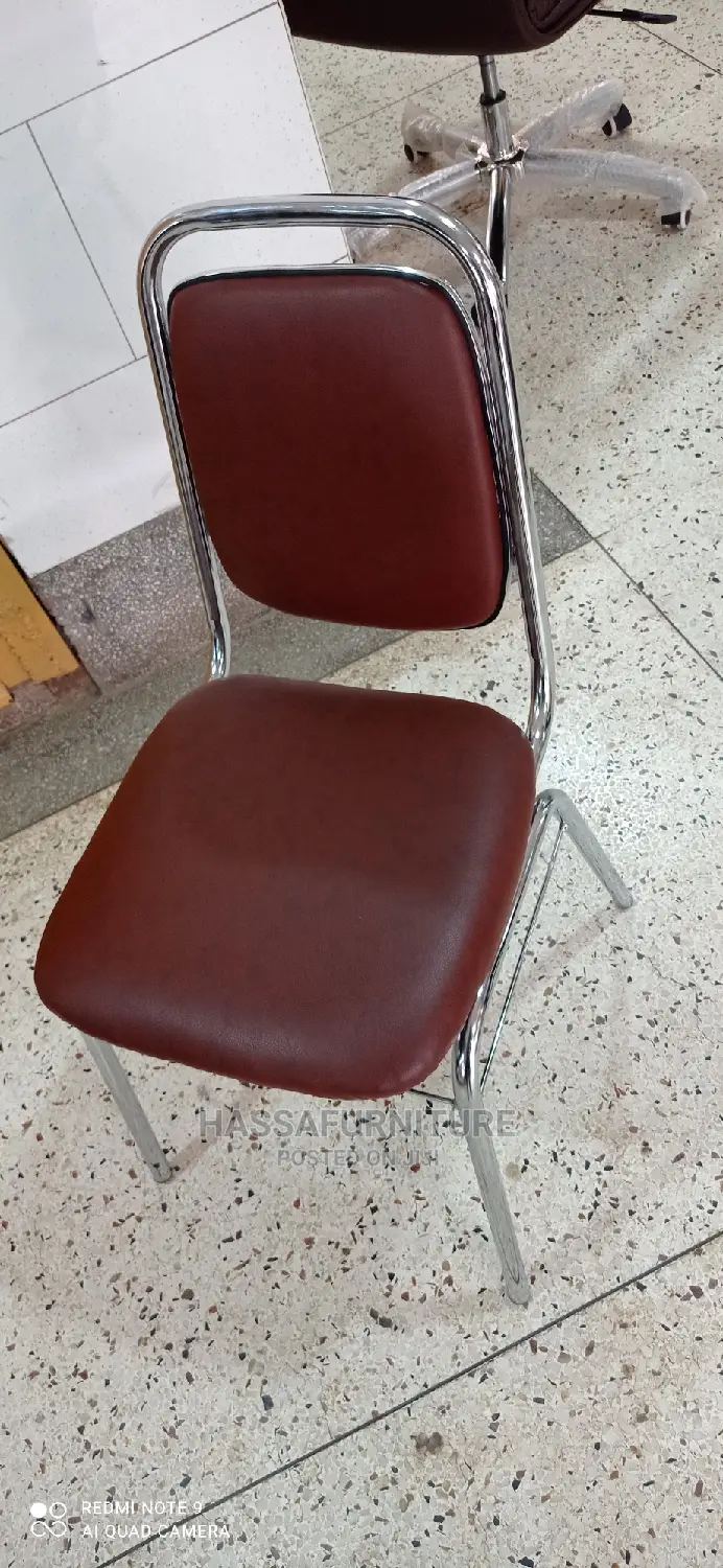 Leather Visitors Chair Brand New