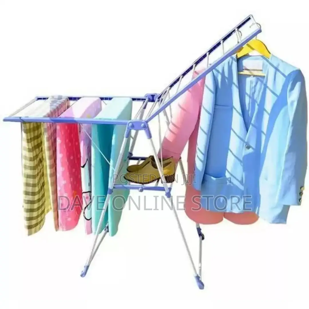 Stainless Steel Clothes Drying Rack/Color May Vary – Blue