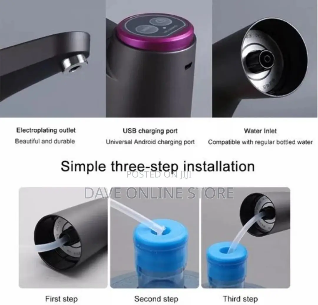 Smart Touch Switch Intelligent USB Rechargeable Water Pump