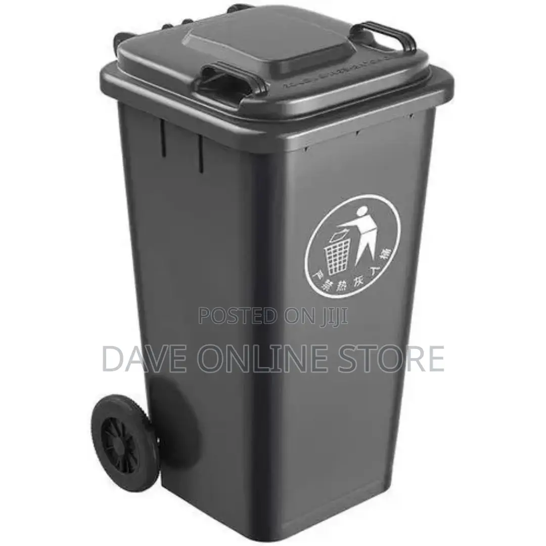 Outdoor 240L Plastic Waste Bin- Standard Household Size