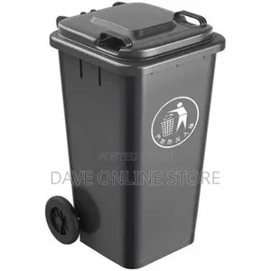 Outdoor 240L Plastic Waste Bin- Standard Household Size
