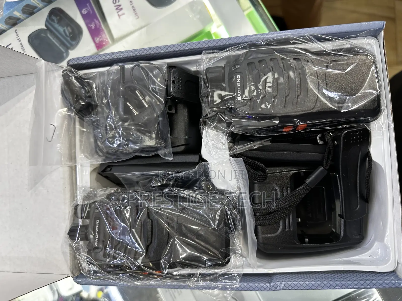 Baofeng Radio Call Walkie Talkies With Earphones(Pair)