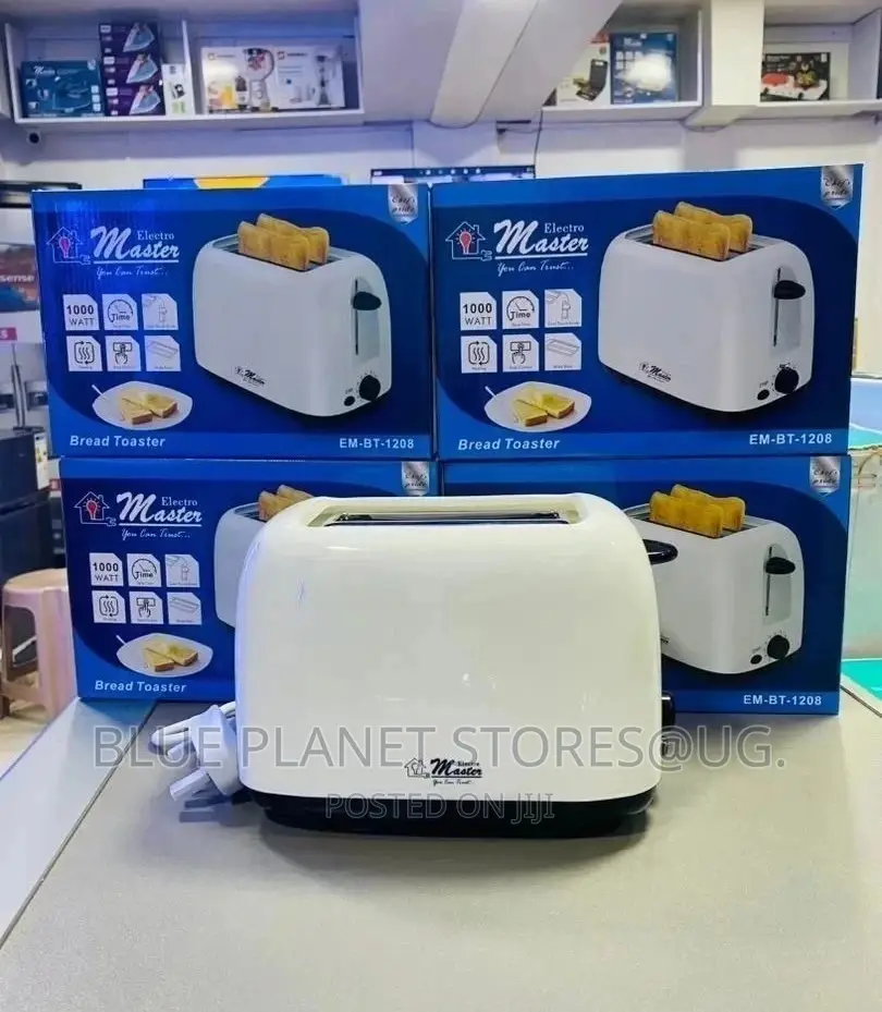 Electro Master 2 Slice Pop Up Bread Toaters || EM-BT-1208