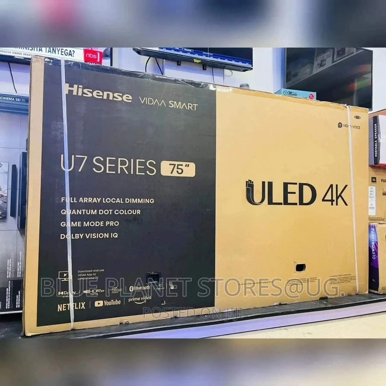 Hisense 75inch ULED 4k Smart Tvs || Quantum Dot || U7 Series