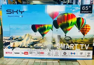 Photo - 65inch Andriod Smart UHD Digital Satellite LED Tv - Black