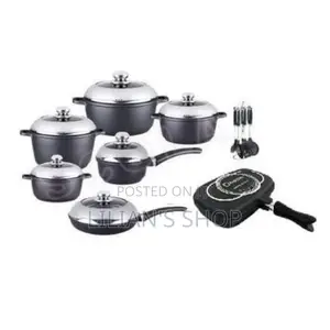 23pcs Dessini Non Sticky Die Cast Cooking Pot Set