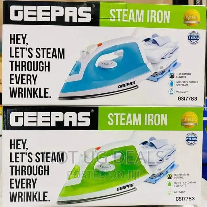 Geepas Professional Steam Iron - Blue/Green