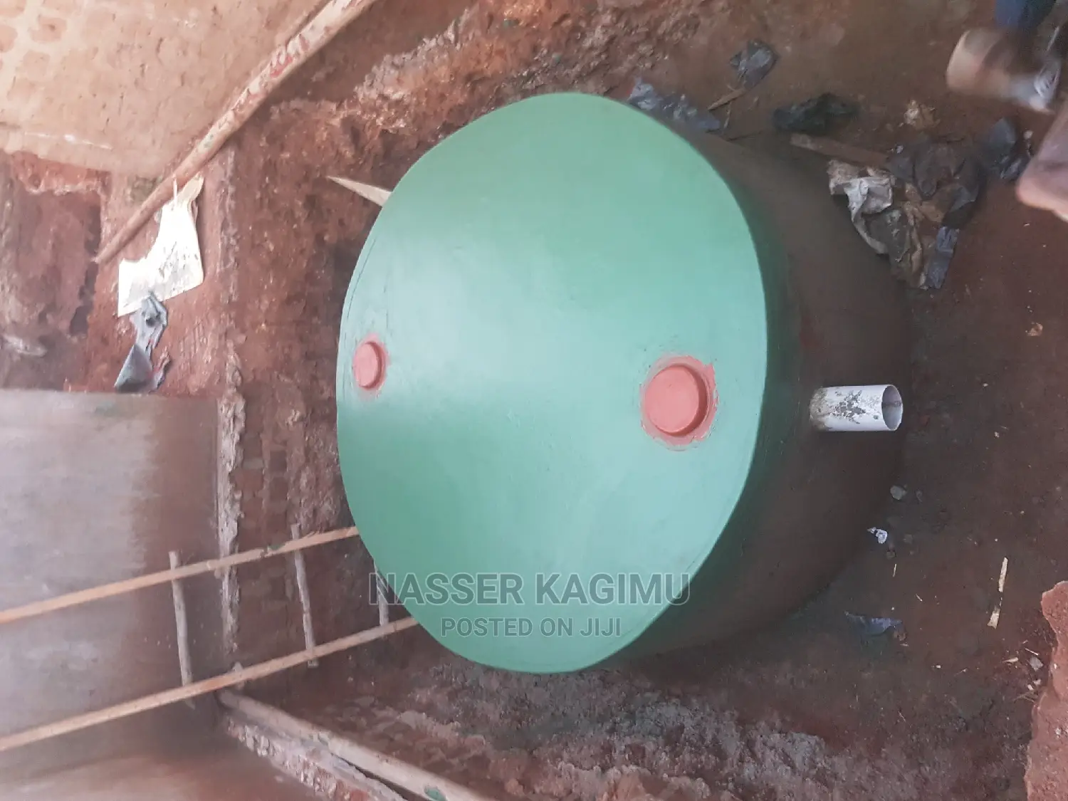 Great 2meters Bio-Digester for 5 Roomed House in Kasangati