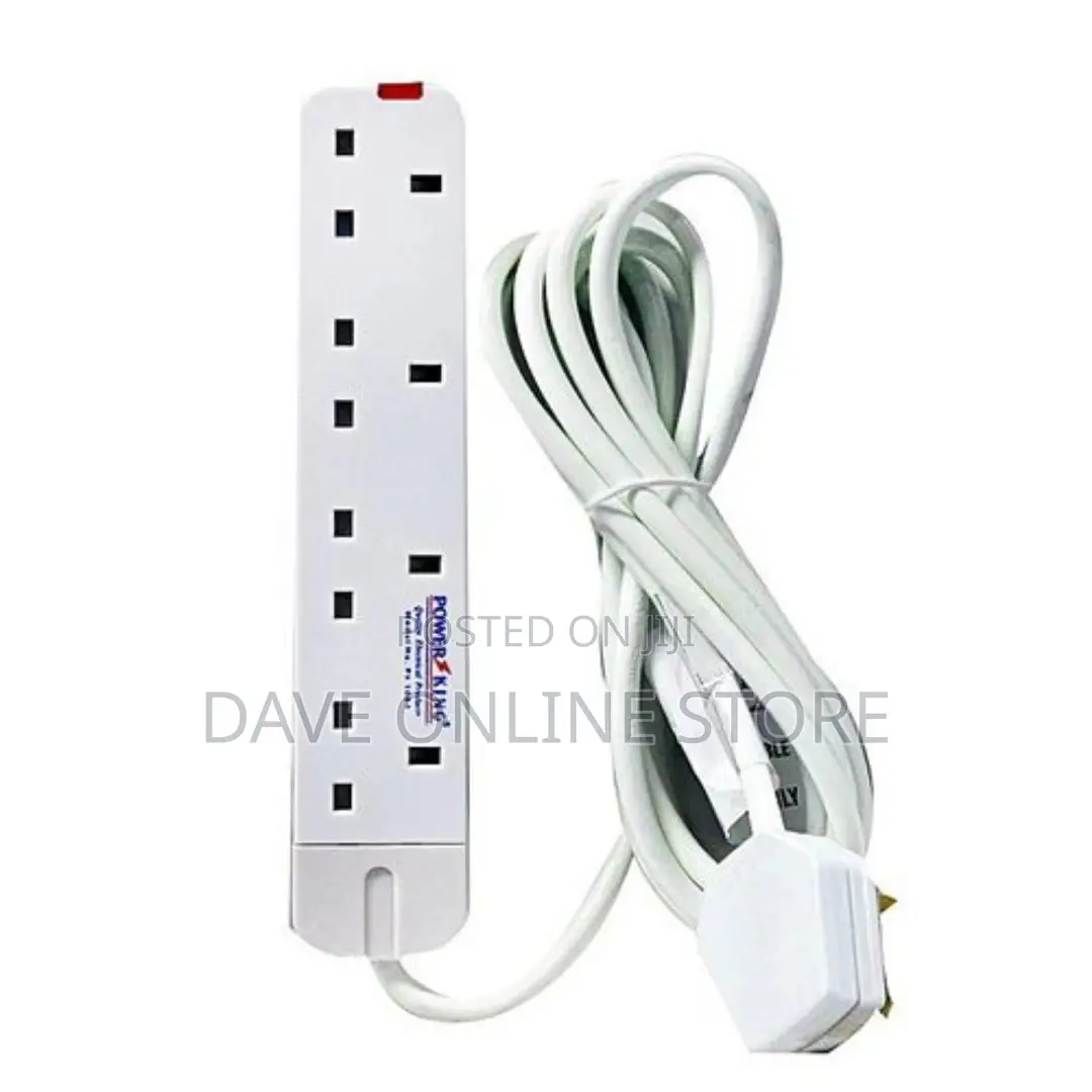 Power King 4 Ways Power King Extension Cable- 3 Meter.