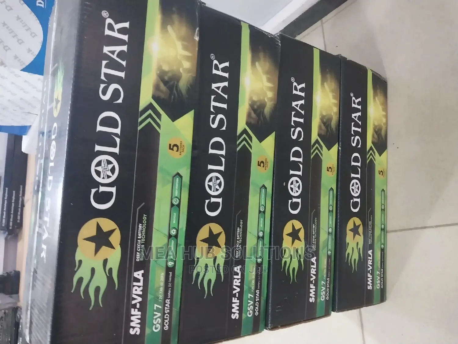 Gold Star Ups Battery