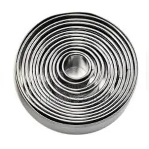 12 Pcs Round Biscuit Cutter Doughnuts Cutter Set Ring Molds