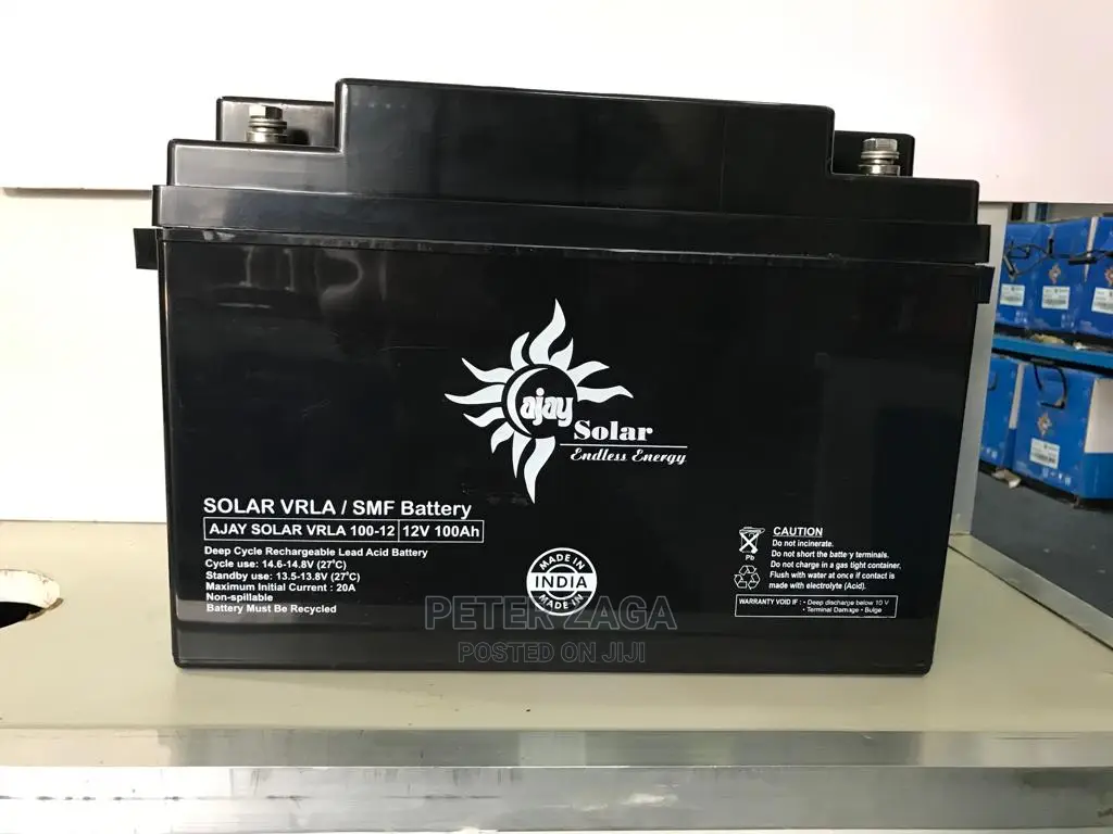 AJAY SOLAR VRLA 100-12v Made in India