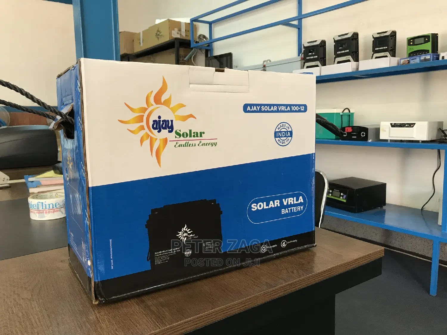 AJAY SOLAR VRLA 100-12v Made in India