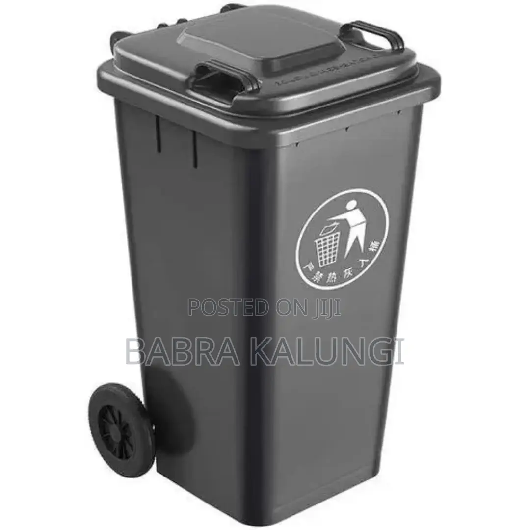 Outdoor 240l Plastic Waste Bin _ Standard Household Size