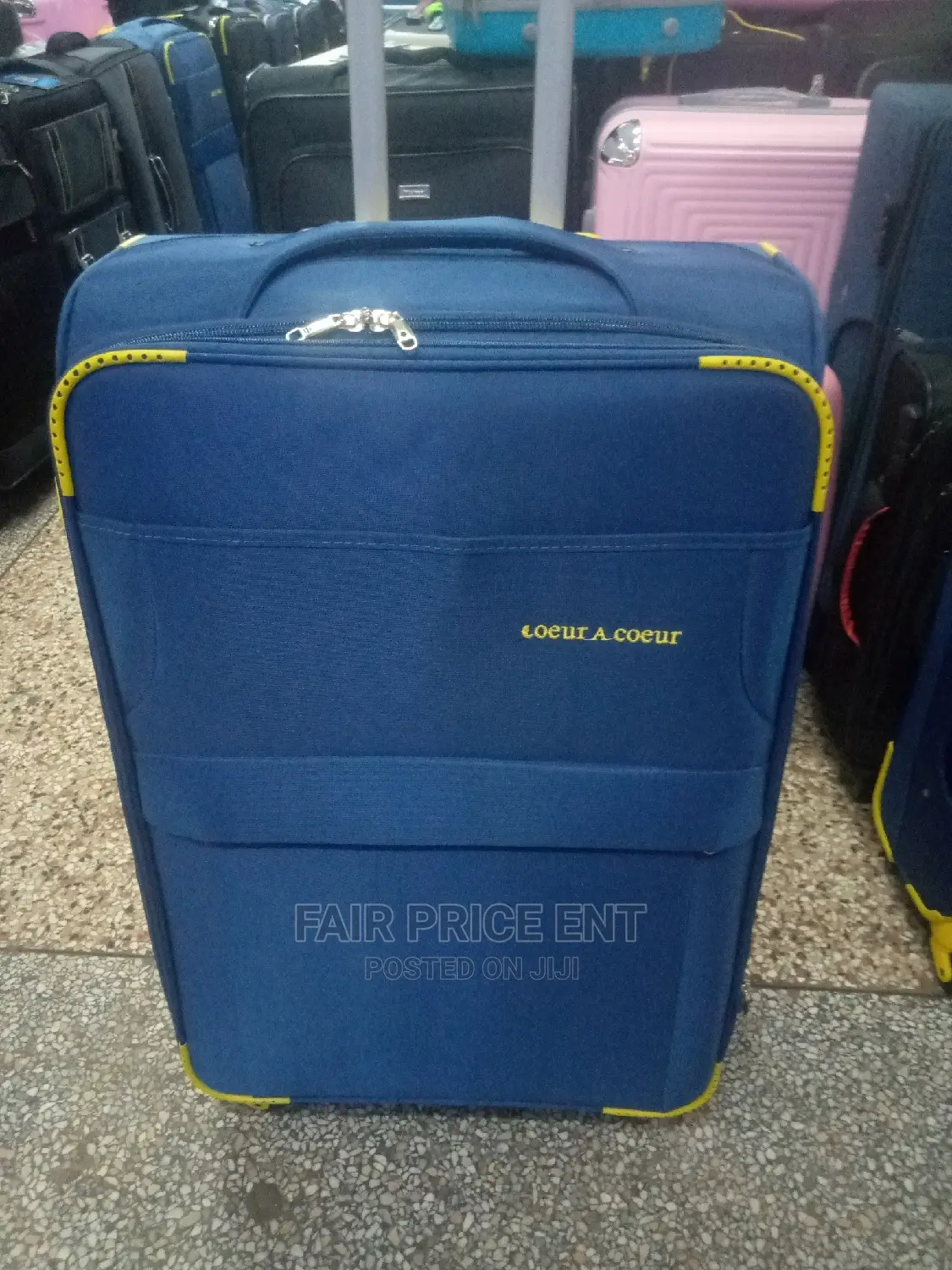 Cloth Suitcases Medium ( Blue)