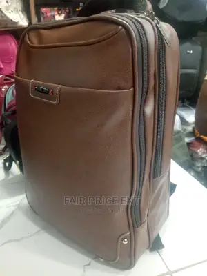Leather Laptop Bag Medium ( Brown)