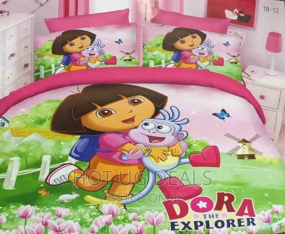 4x6 Kids Character Duvets With ✓1 Pillowcase ✓1 Bedsheet