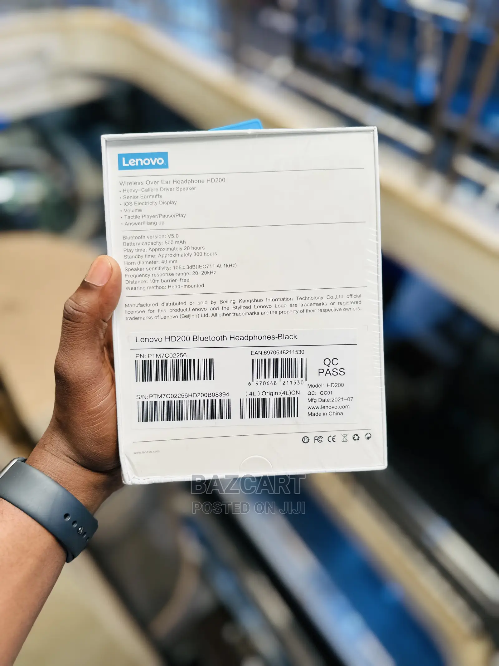 HD200 Over Ear Lenovo Headphones