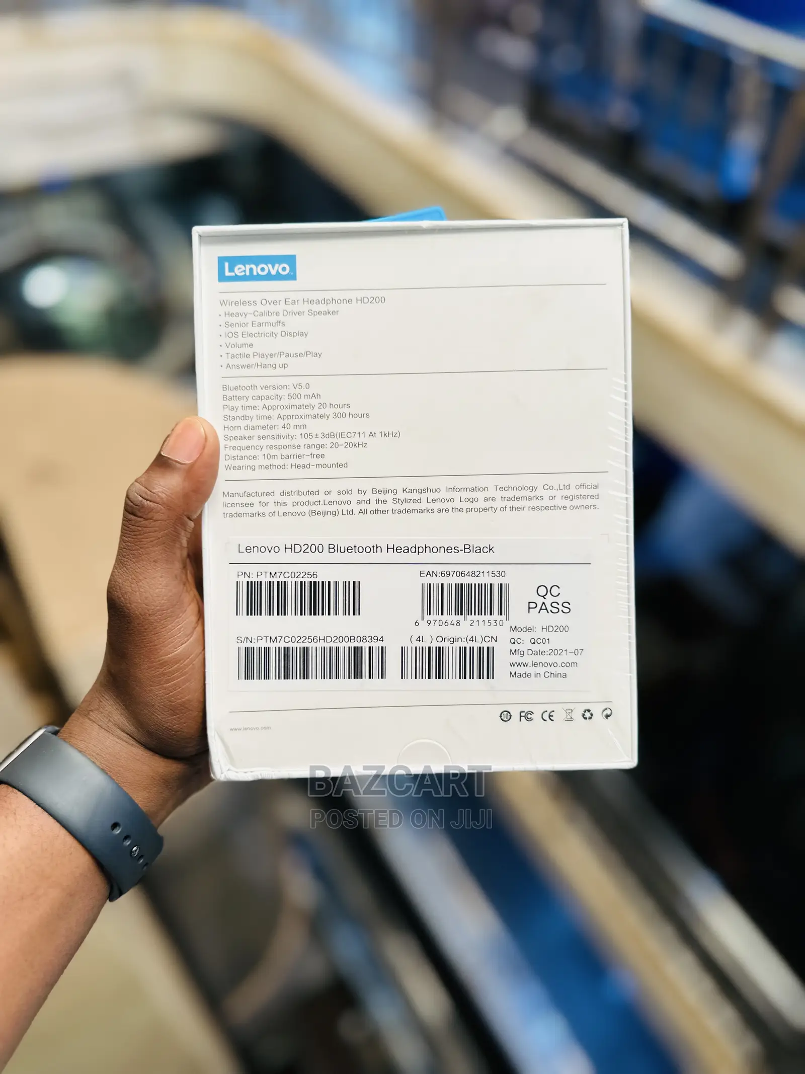 HD200 Over Ear Lenovo Headphones