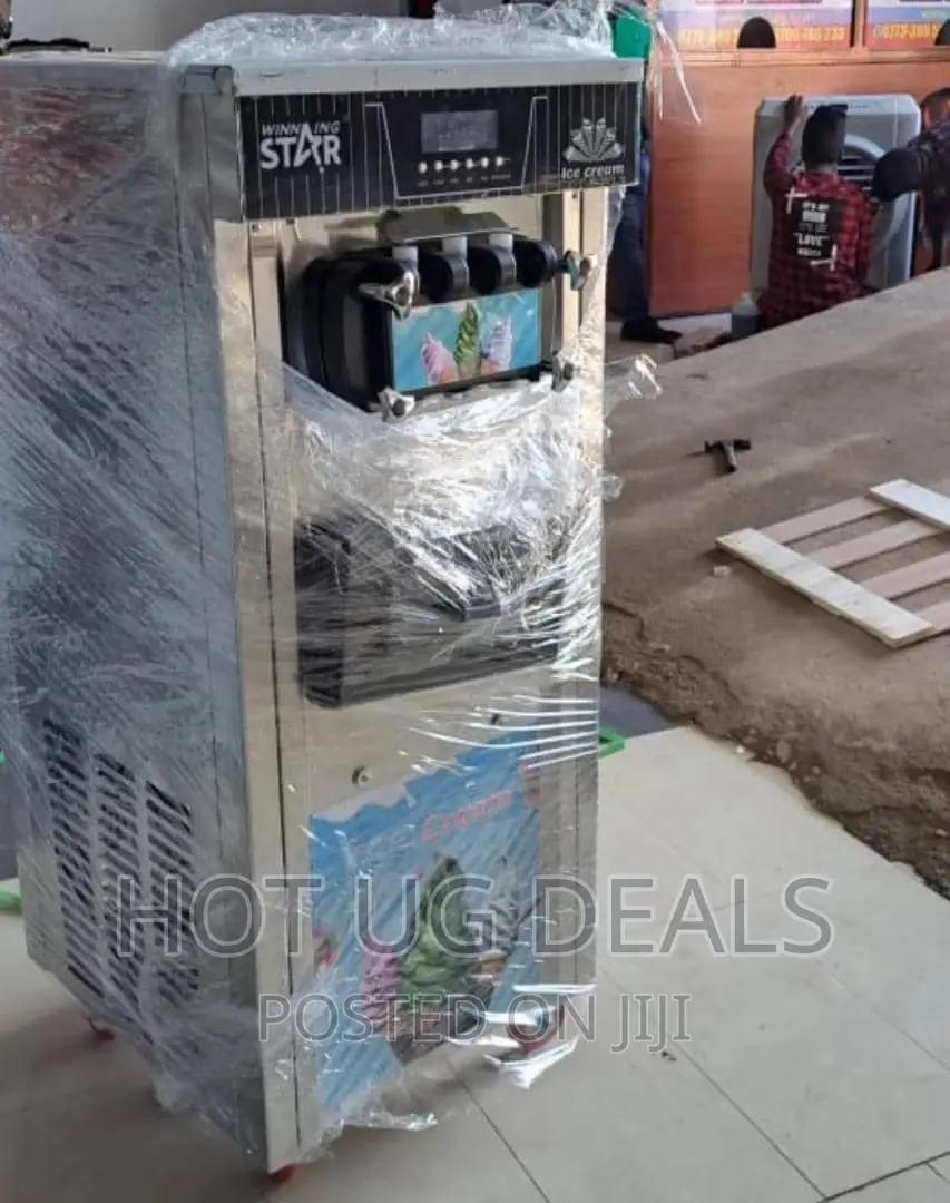 Commercial Ice Cream Machine Maker 3 Flavour.