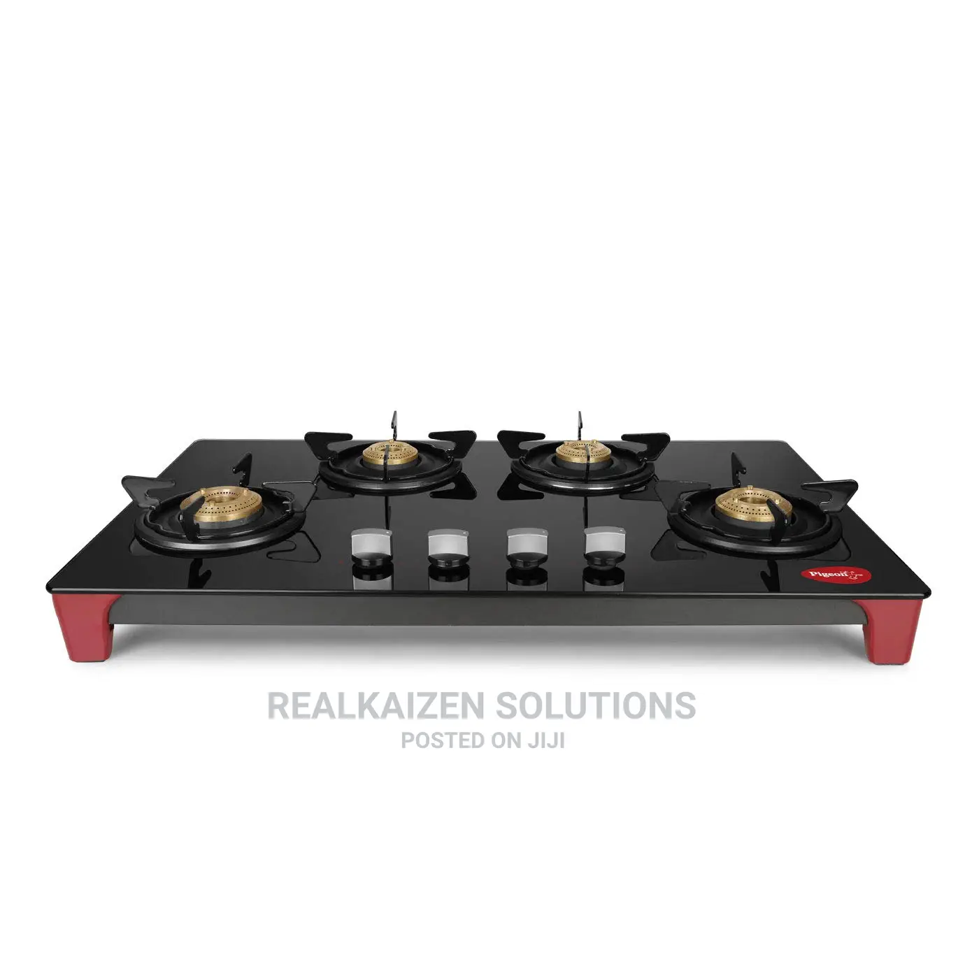 PIGEON by Stovekraft Infinity Glass Top 4 Burner Gas Stove