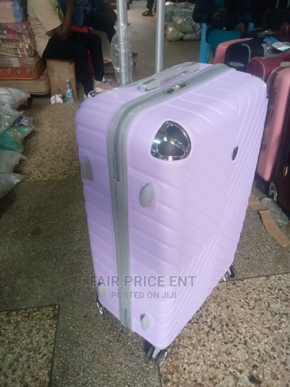 Executive Plastic Suitcases Large ( Purple)
