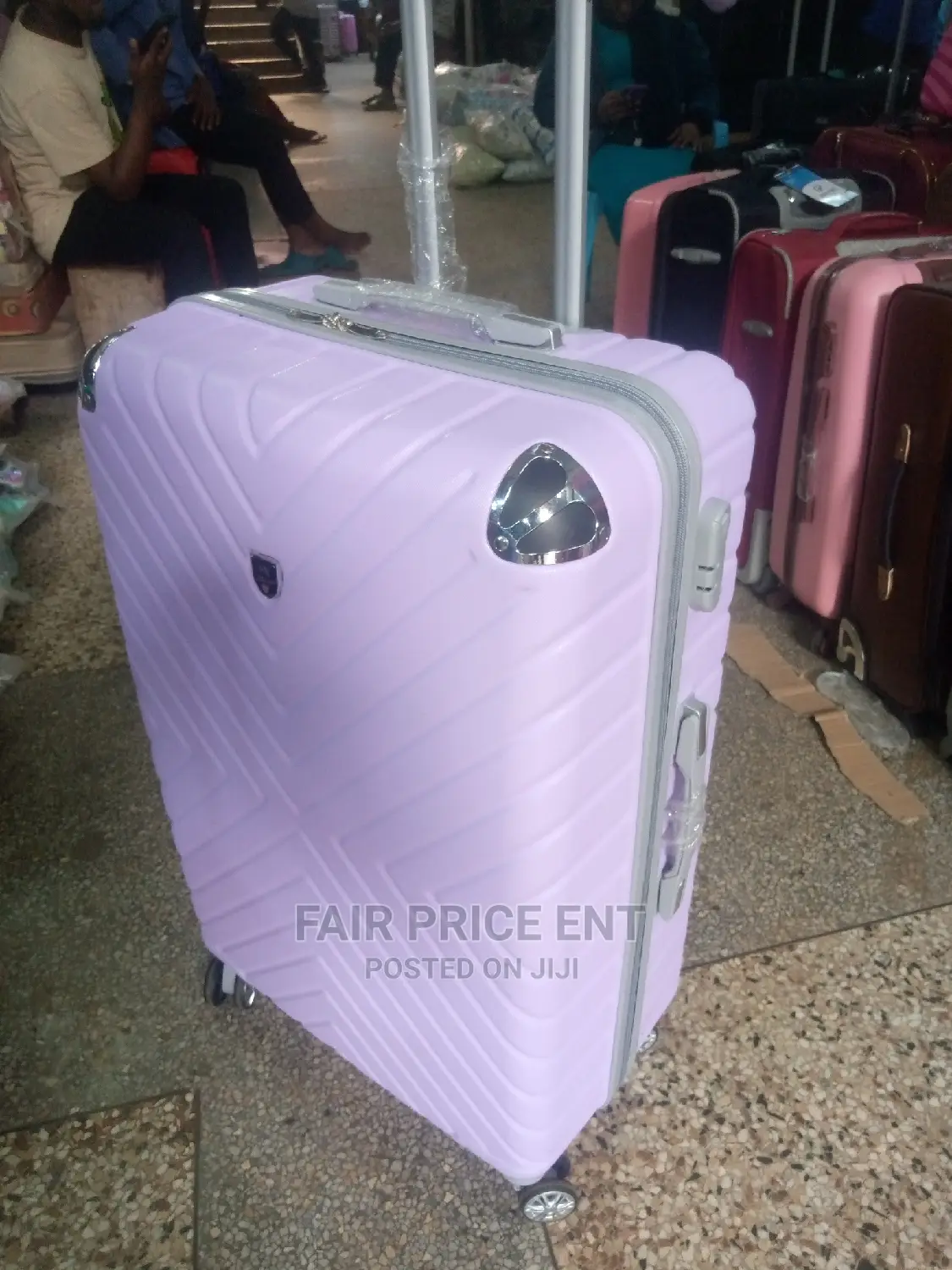 Executive Plastic Suitcases Large ( Purple)