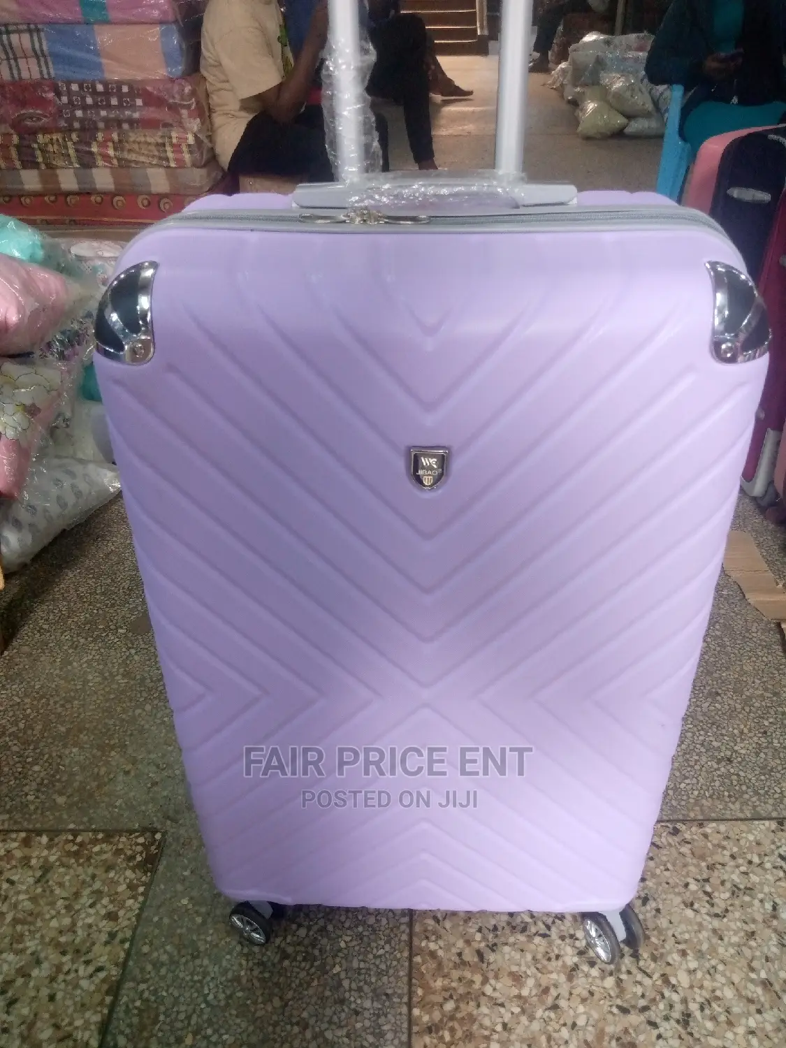 Executive Plastic Suitcases Large ( Purple)