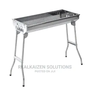 Portable Stainless-Steel Charcoal Folding Legs BBQ Grill