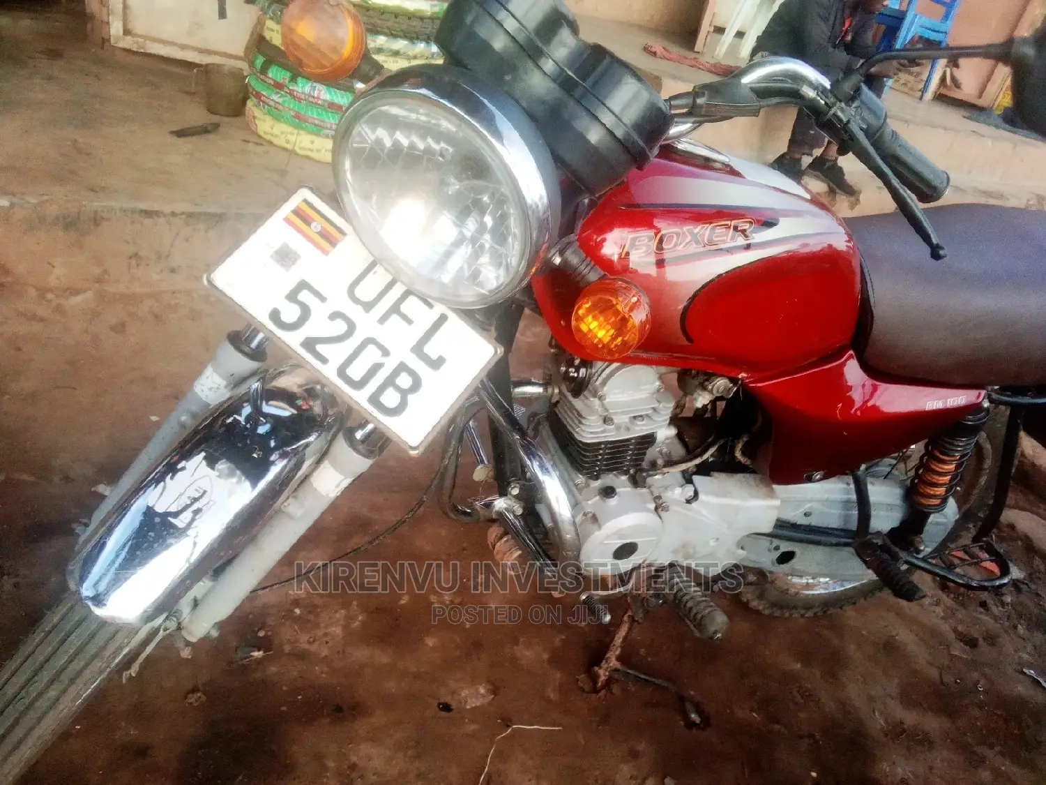 Bajaj Boxer 100 2018 Red