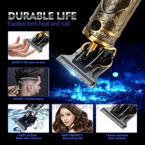 Hair Clipper 600mah Lithium Battery Stainless Cutter