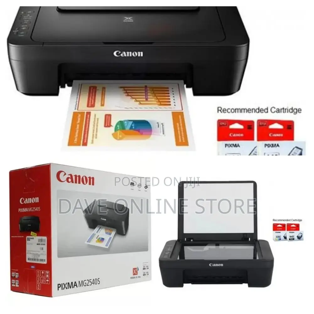Canon Pixma MG2540S Inkjet Printer, Print, Photocopy, Scan