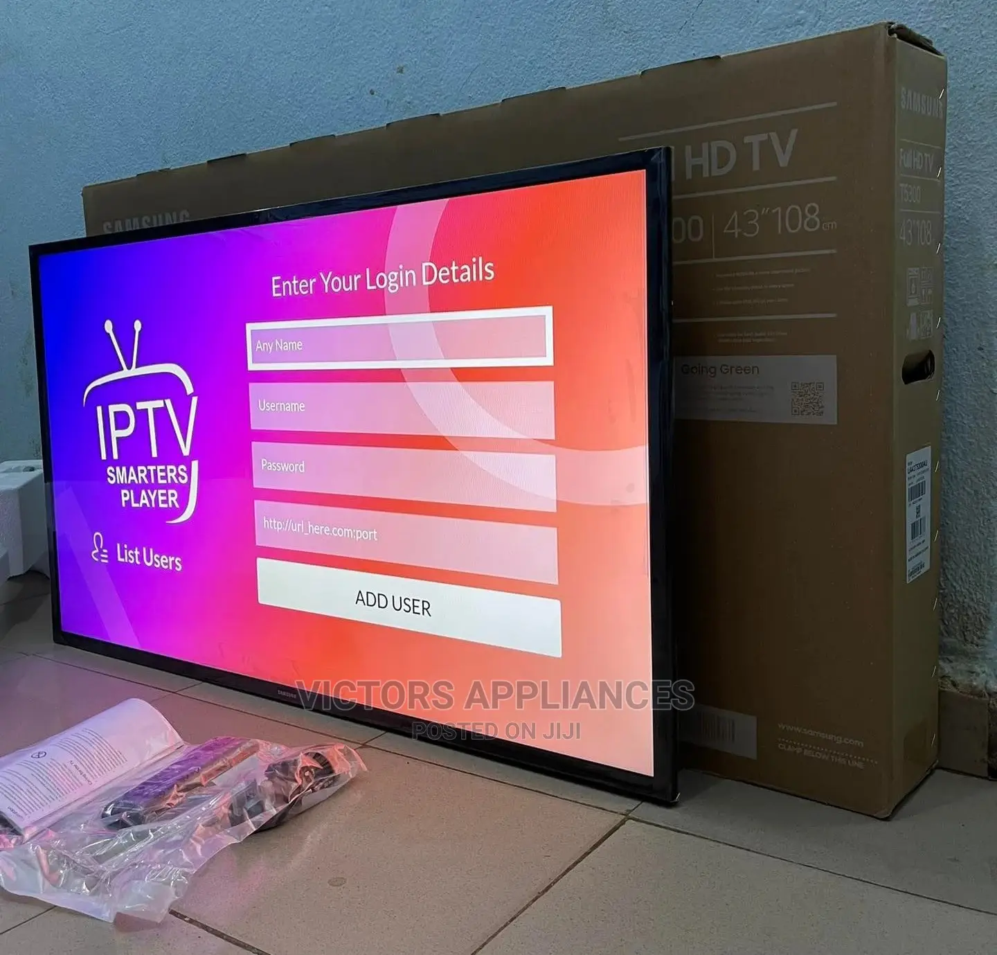 Original Samsung 43inch Crystal Uhd Smart Tv