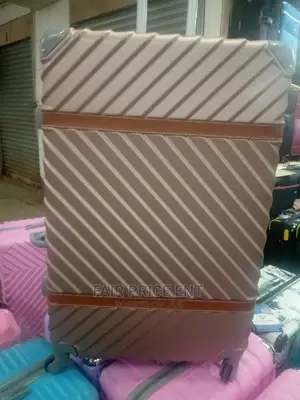 Plastic Suitcases Large ( Gray)