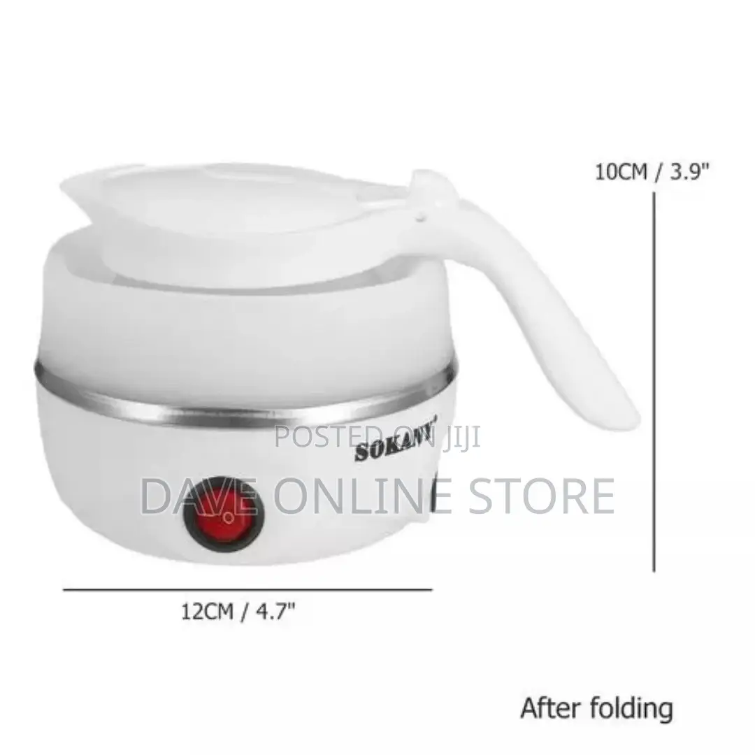 Sokany 0.7L Portable Expandable Collapsible Travel Kettle