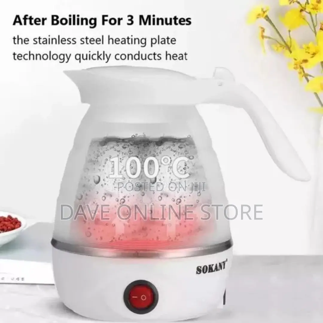 Sokany 0.7L Portable Expandable Collapsible Travel Kettle