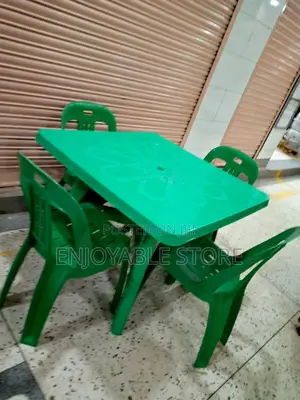 Plastic Table Chairs Set