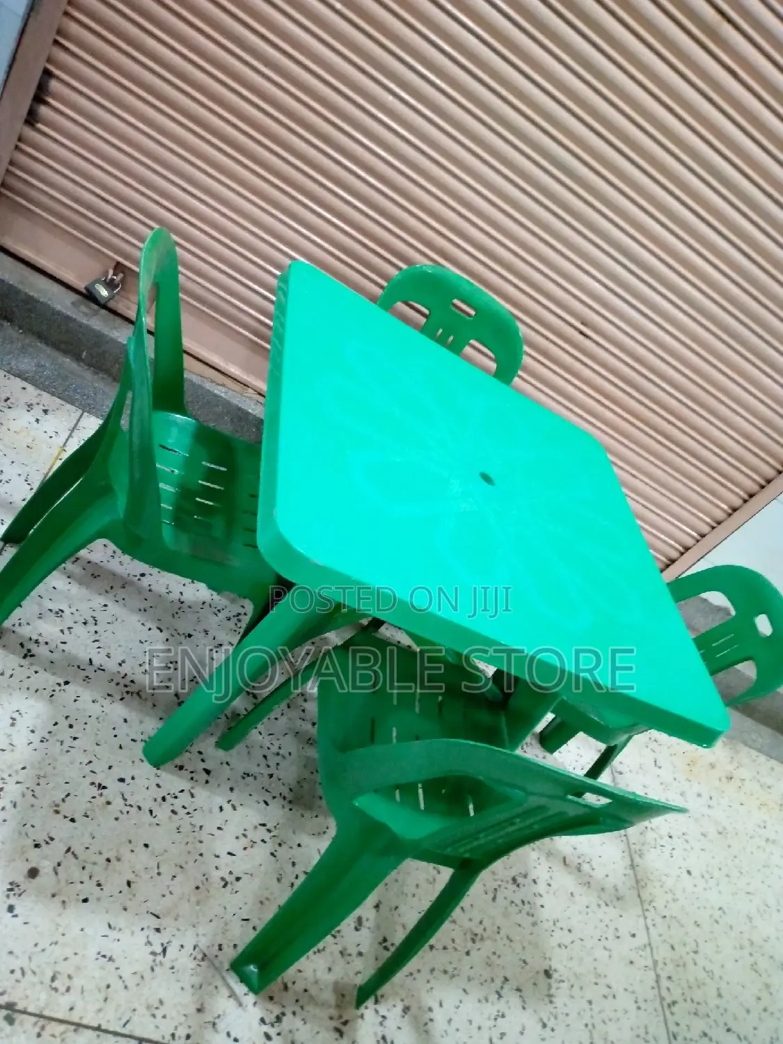 Plastic Table Chairs Set