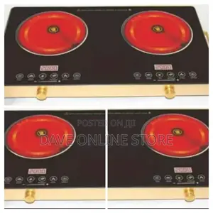 2 Burner Infrared Glass Ceramic Induction Cooker Hot Plate.