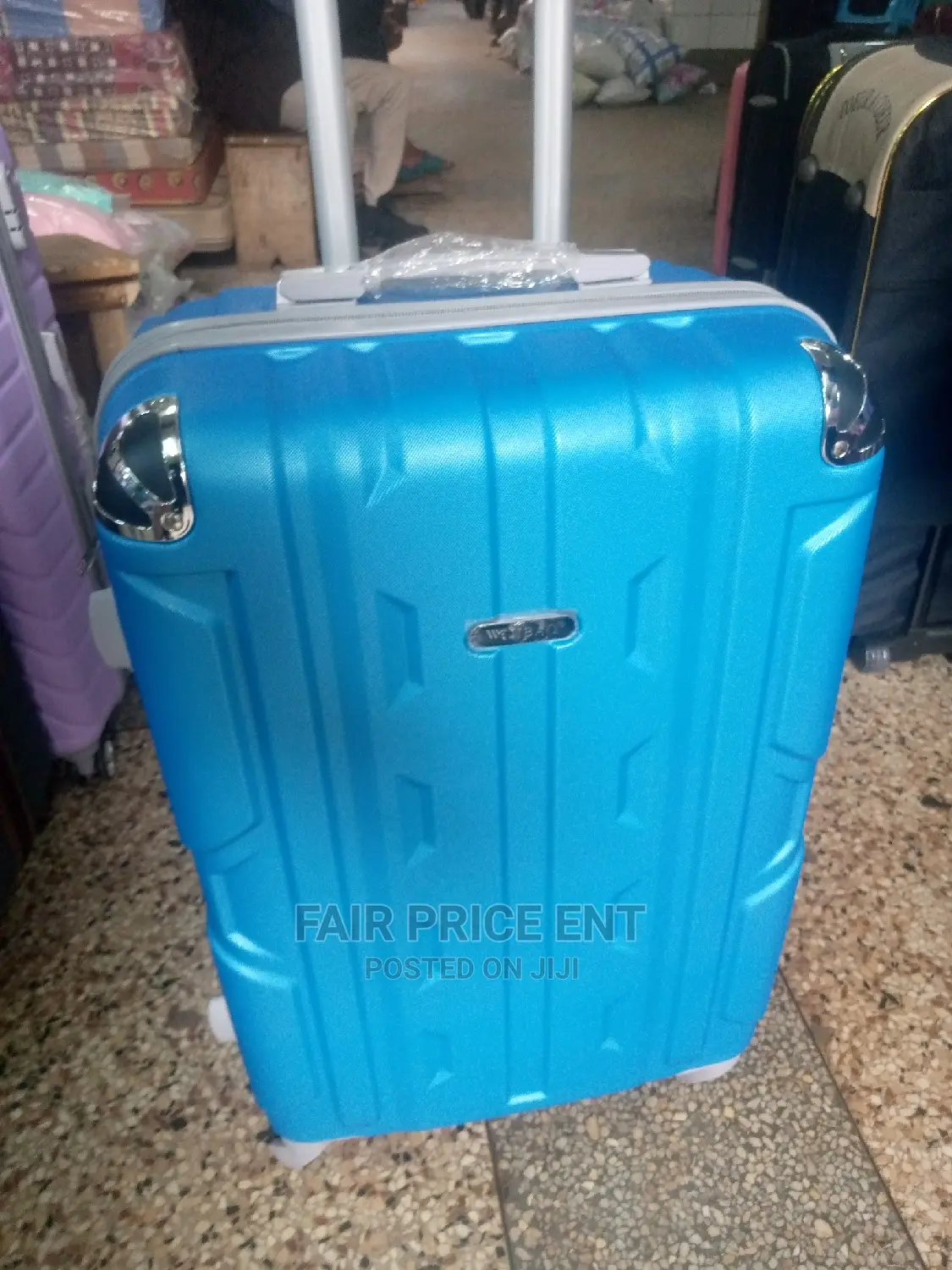 Plastic Suitcases Case Large ( Blue)