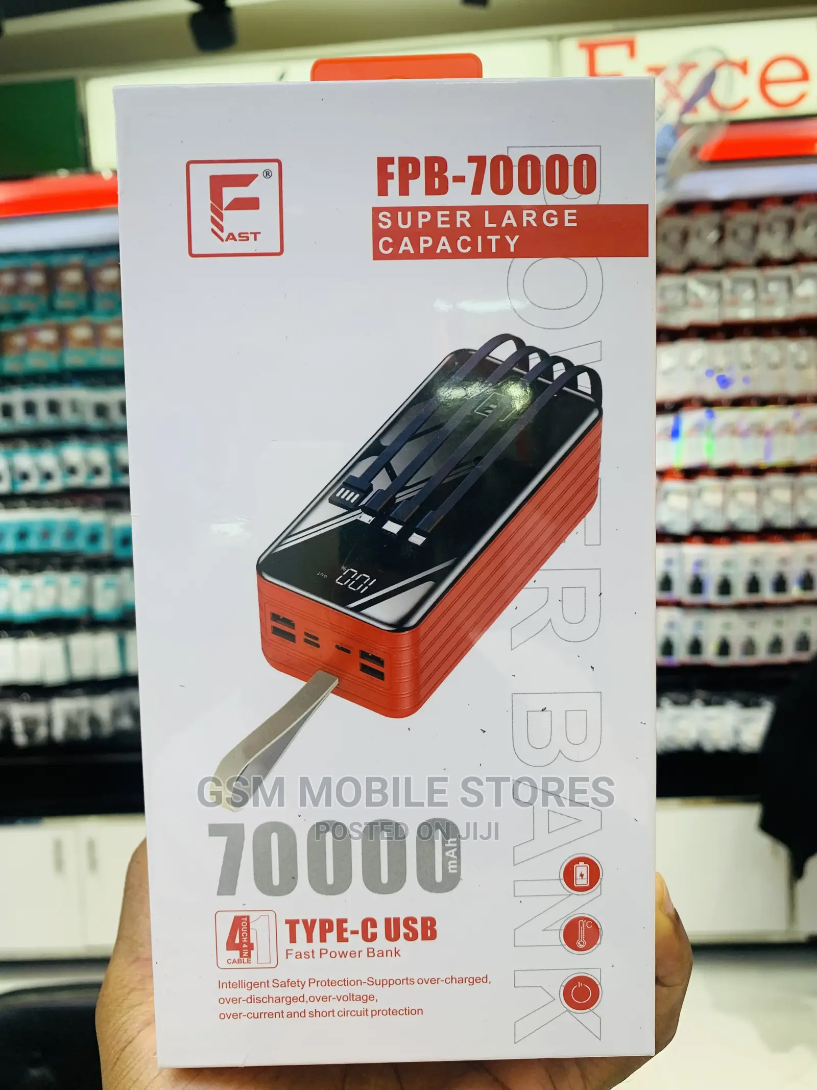 Fast Gadgets 70,000mah Fast Charge Powerbank