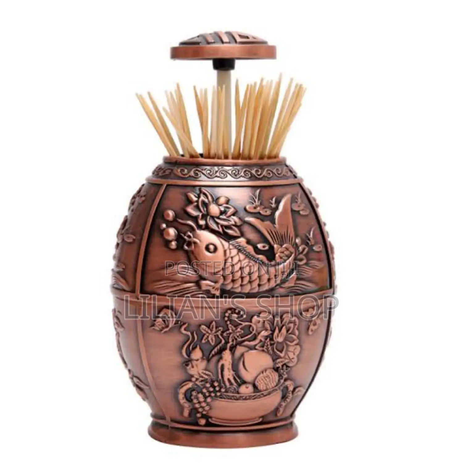 Portable Retractable Toothpick Holder