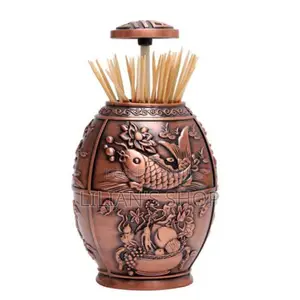 Portable Retractable Toothpick Holder