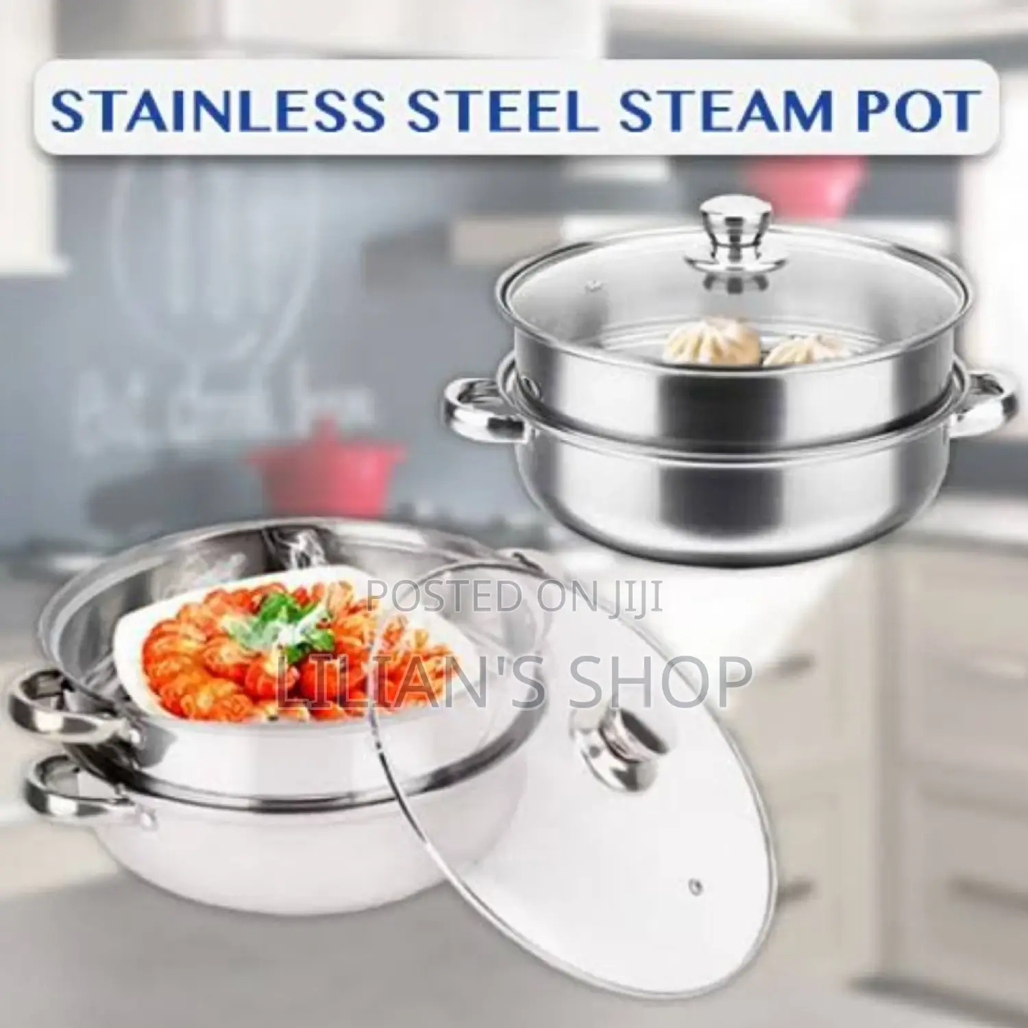 2layer Steamer and Cooking Pot