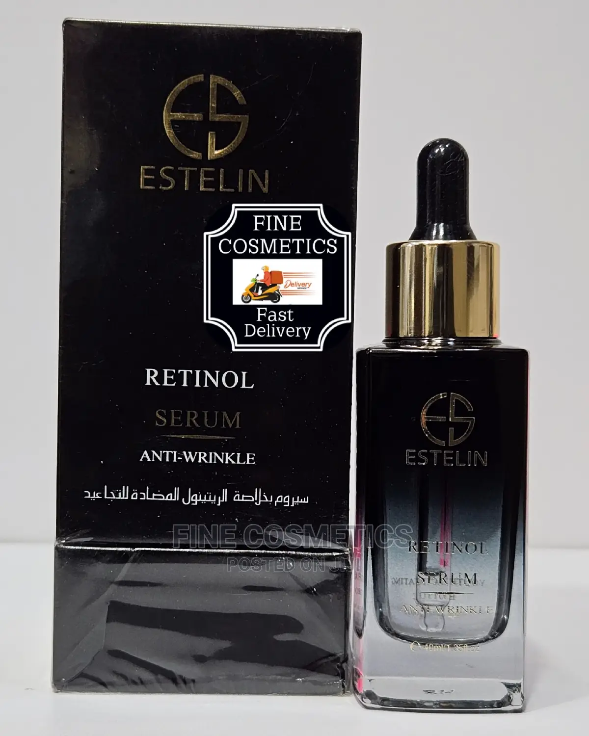 Anti-wrinkle Retinol Serum By Estelin For Anti-aging.