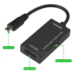 Micro USB 2.0 Male to HDMI Female HDTV Adapter Cable