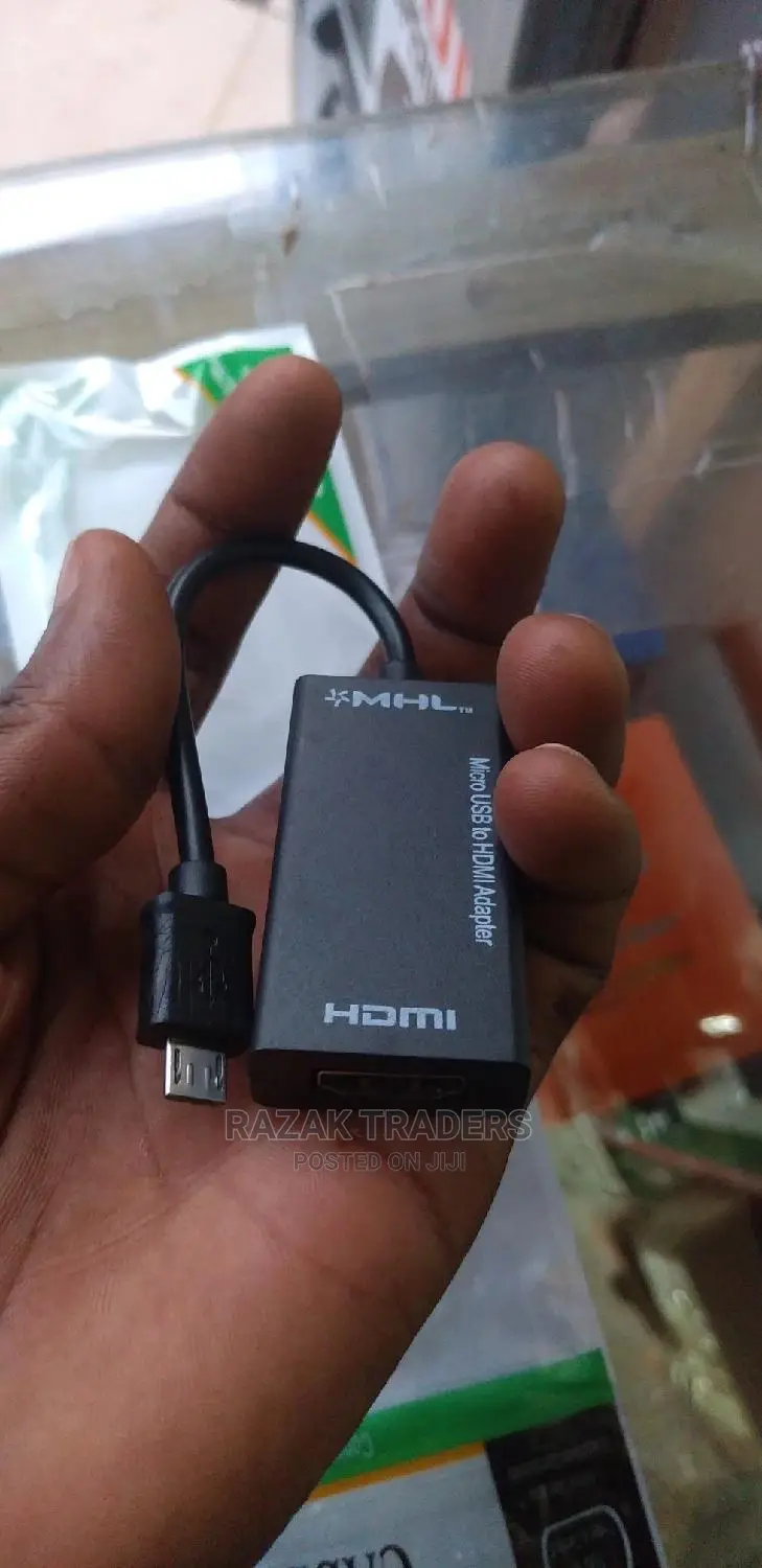Micro USB 2.0 Male to HDMI Female HDTV Adapter Cable
